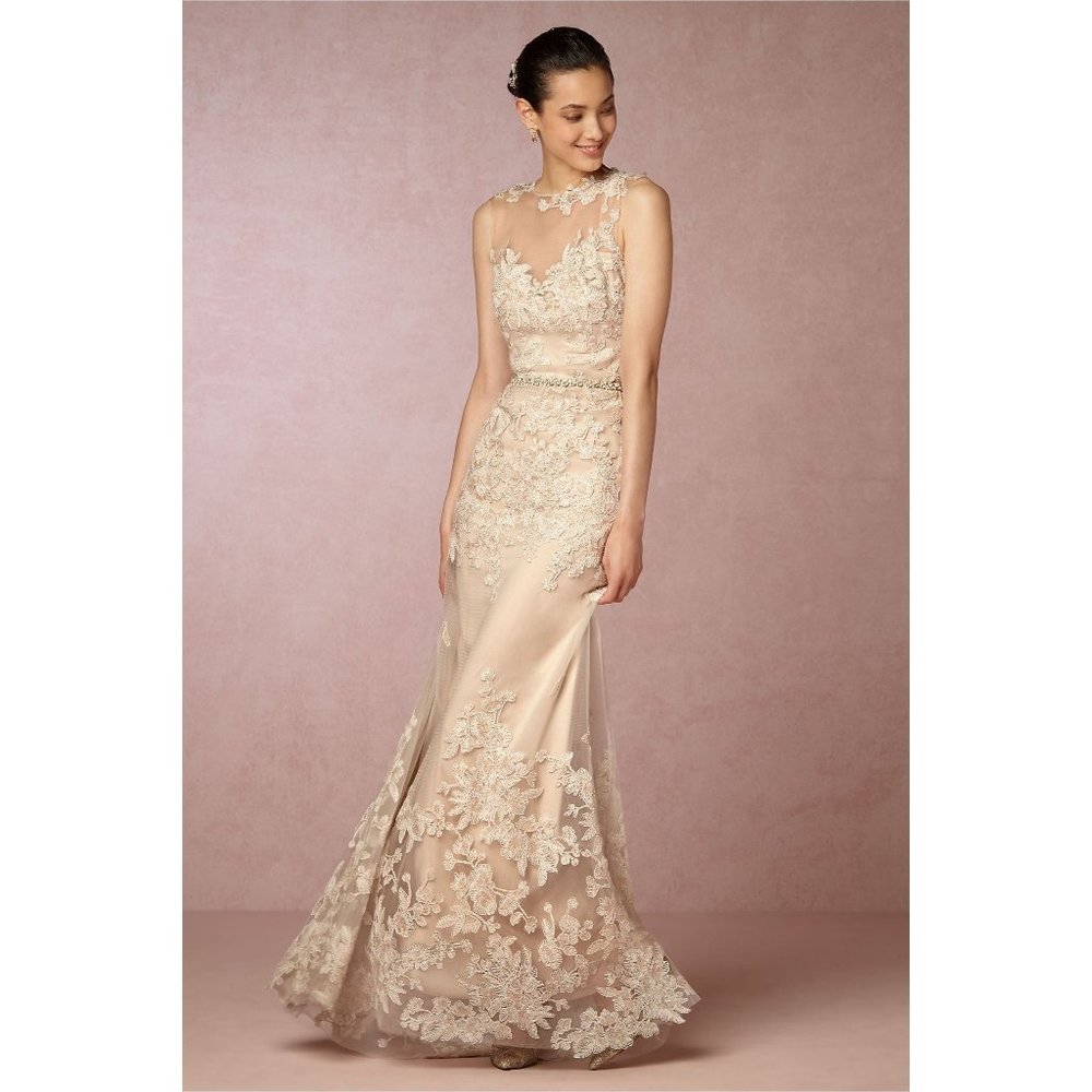 Tadashi Shoji Christiane Gown Size 12 NEW Wedding